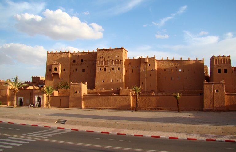 Kasbah de Taourirt en Ouarzazate - antigua residencia del Glaoui